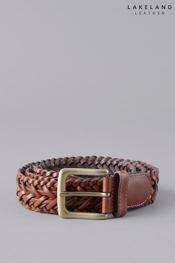 Lakeland Leather Howbeck Leather Braided Belt (D65079) | £40