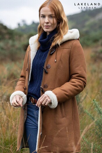 Lakeland Leather Dearham Sheepskin Duffle Coat (D65085) | £699