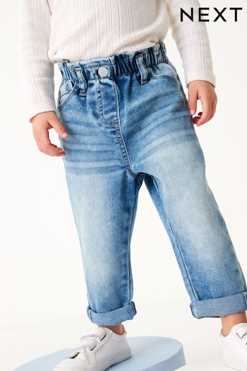 Denim Mid Wash Mom Jeans (3mths-7yrs) (D65094) | £12 - £14
