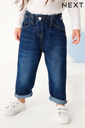 Denim Dark Wash Mom pyjama Jeans (3mths-7yrs) (D65095) | £12 - £14