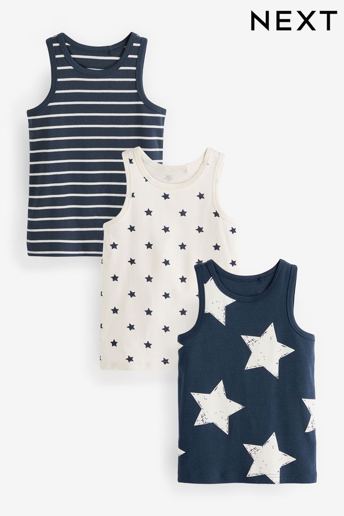 Buy Older Boys Younger Boys Vests Print Online Next UK