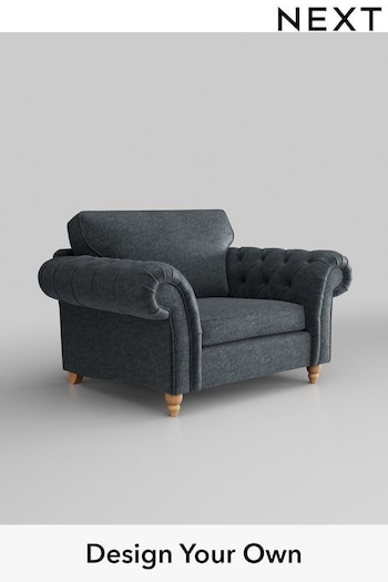 Plush Chenille/Slate Blue Gosford Highback Ii Deep Sit (D65354) | £499 - £2,525