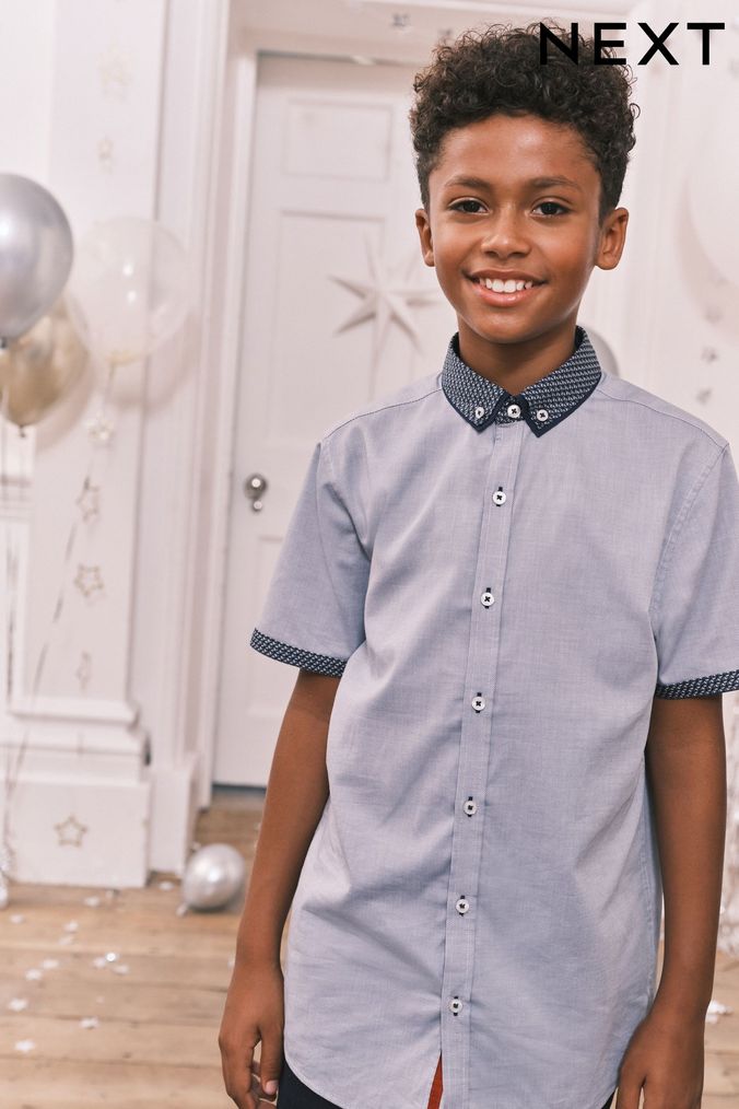 Buy Boys Short Sleeve Partywear Shirts Online Next UK