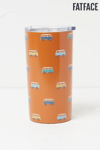 FatFace Orange Camper Travel Mug (D65704) | £15