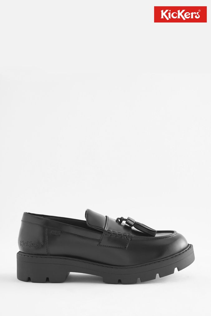 Kickers shop girls loafers