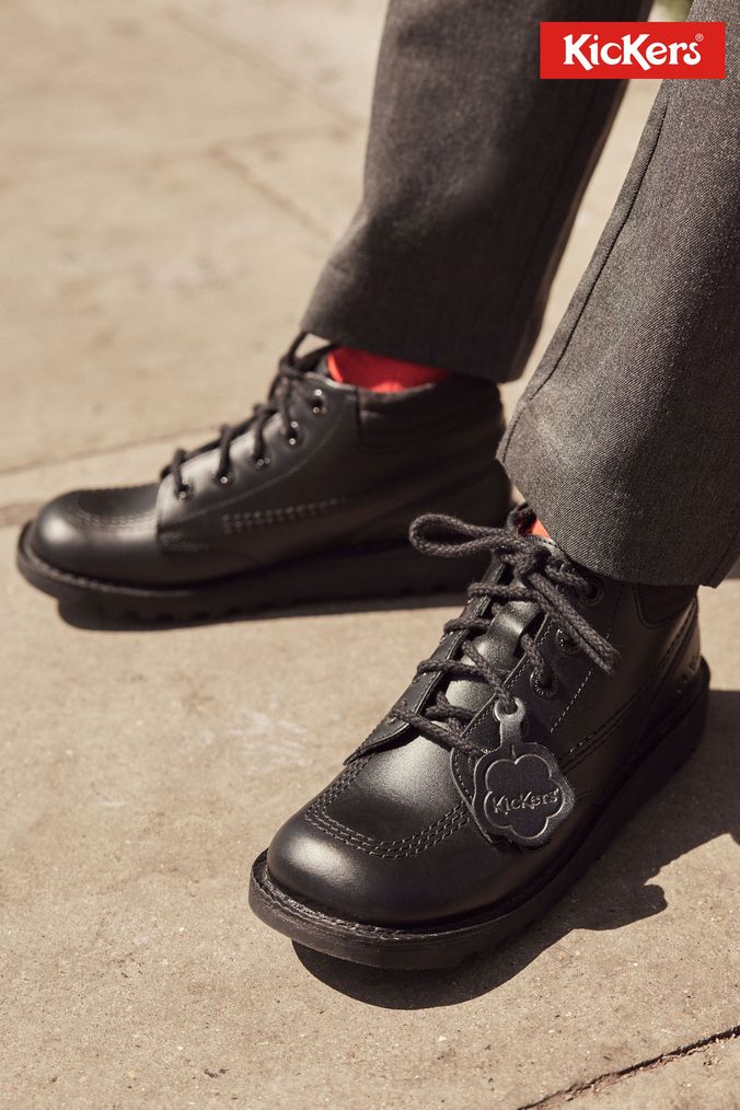 Boys school shoes boots 2025