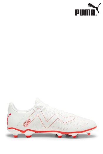 Puma White Future Play Firm Ground Football Boots (D66033) | £50