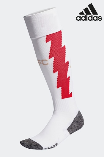 adidas White Sport Performance Adult Arsenal 23/24 Home Socks (D66066) | £20
