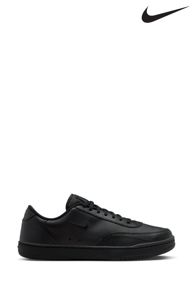 Next mens black trainers online