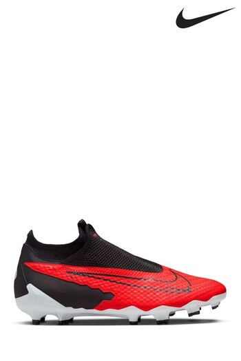 Nike Red Phantom Academy Firm Ground Football Boots (D66101) | £88
