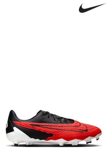 Nike Red Phantom Academy Firm Ground Football Boots (D66110) | £78