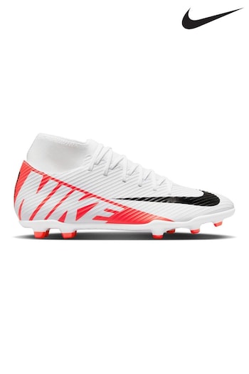 Nike Red Mercurial Superfly 9 Club Multi Ground Football Boots Hush (D66123) | £65