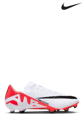 Nike Red/White Zoom Mercurial Vapor 15 Academy Firm Ground Football Boots (D66174) | £78