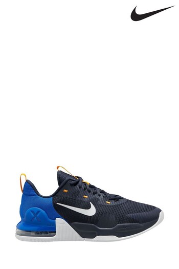 Nike swoosh Navy/White Air Max Alpha 5 Training Trainers (D66200) | £78