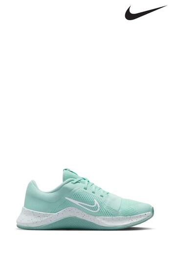 Nike Anthracite-Grey Mint Green MC Training Trainers (D66203) | £70