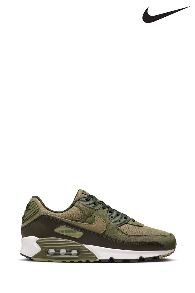 Mens olive sales green trainers