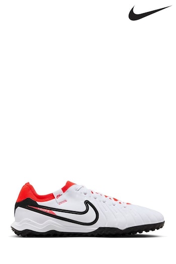 Nike White Tiempo Legend 10 Pro Turf Football Boots (D66266) | £120