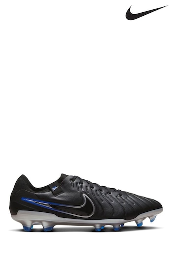 Nike Black Tiempo Legend 10 Pro Firm Ground Football Boots (D66270) | £140
