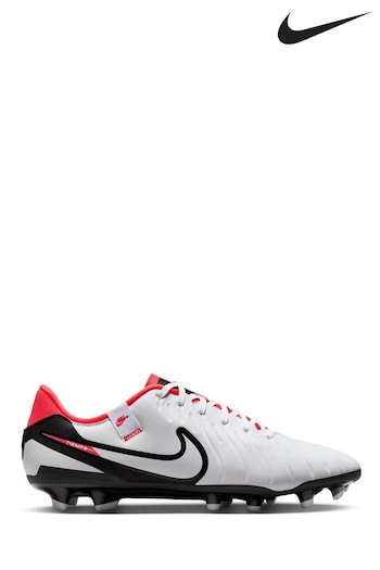 Nike White Tiempo Legend 10 Academy Multi Ground Football Boots Sneaker (D66301) | £78