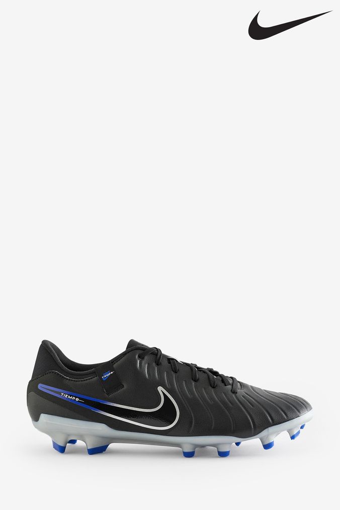 Black nike best sale tiempo cleats