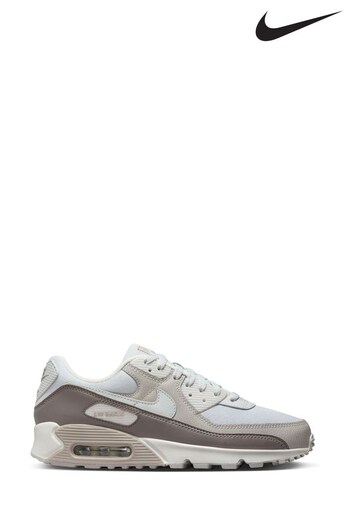 Nike dress Grey/White Air Max 90 Trainers (D66309) | £145