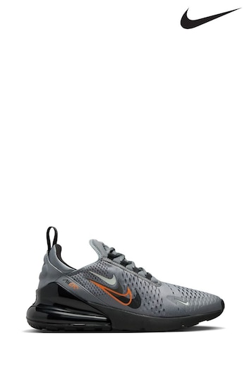 Nike Black/Grey Air Max 270 Trainers (D66316) | £145