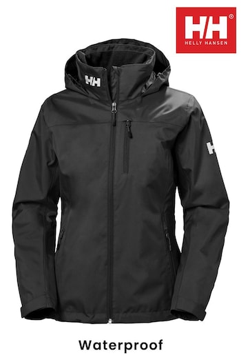 Helly Hansen Crew Hooded Midlayer Black Jacket (D66346) | £150
