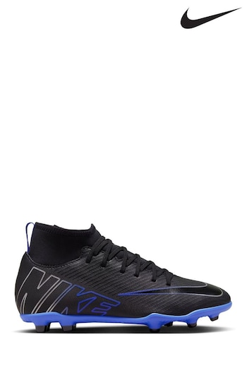 Nike Black Jr. Mercurial Superfly 9 Club Firm Ground Football Boots HEYDUDE (D66366) | £50