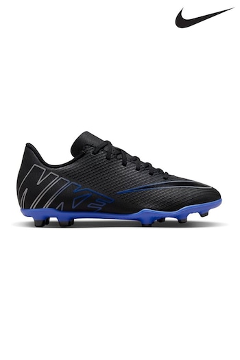 Nike Black Jr. Mercurial Vapor 15 Club Firm Ground Football Boots (D66368) | £45