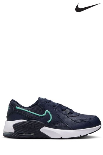 Nike Navy Air Max Excee Youth Trainers (D66526) | £55