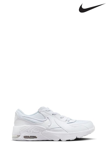 Nike White Junior Air Max Excee Trainers (D66527) | £55