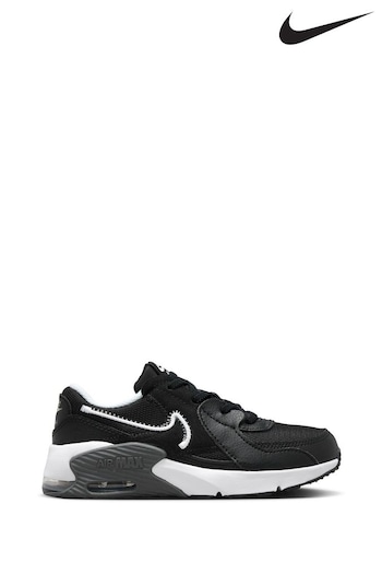 Nike Black/White Air Max Excee Junior Trainers (D66528) | £55