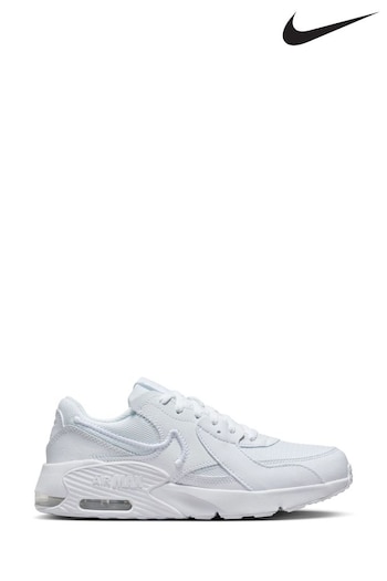 Nike 25cm White Air Max Excee Junior Trainers (D66531) | £68