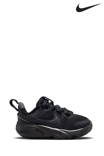 Nike lebron Black Infant Star Runner 4 Trainers (D66599) | £30