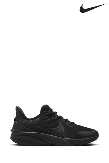 Nike Black Star Runner 4 Youth Trainers (D66610) | £40