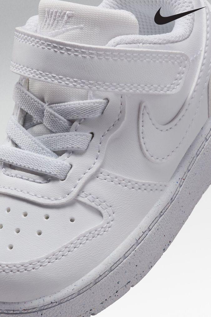 Nike White Court Borough Low Recraft Infant Trainers (D66628) | £30