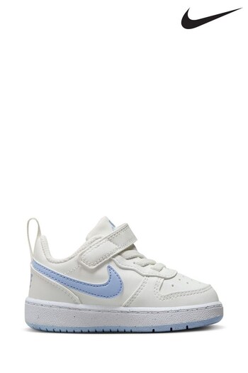 Nike top White/Purple Court Borough Low Recraft Infant Trainers (D66631) | £30