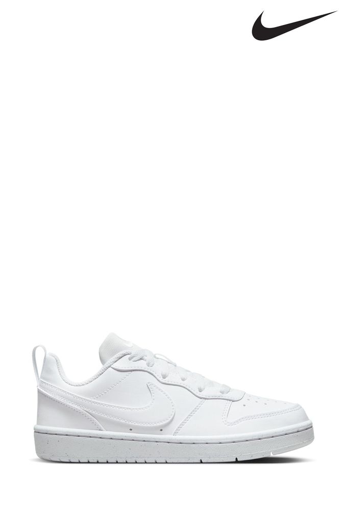 Nike White Court Borough Low Recraft Youth Trainers (D66640) | £45