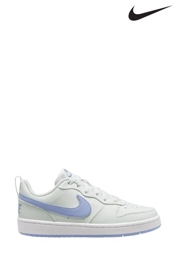 Nike White/Purple Court Borough Low Recraft Youth Trainers (D66643) | £45