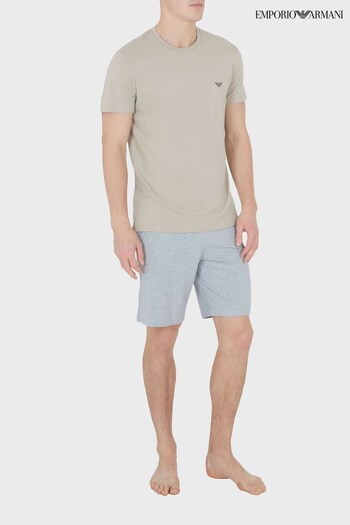 Emporio Armani TShirt and Shorts Pyjamas Set (D66957) | £90