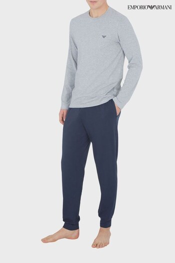 Emporio Armani pocket Long Sleeve Pyjamas Set (D66966) | £99