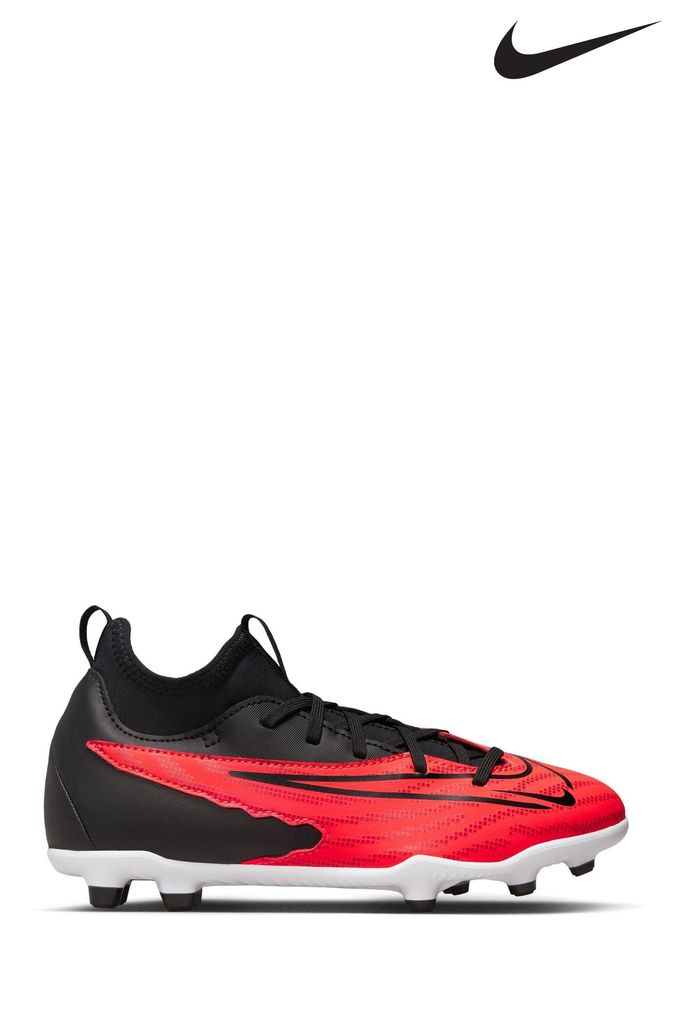 Nike Red Jr. Phantom Club Dynamic Firm Ground Football how Boots (D67050) | £50