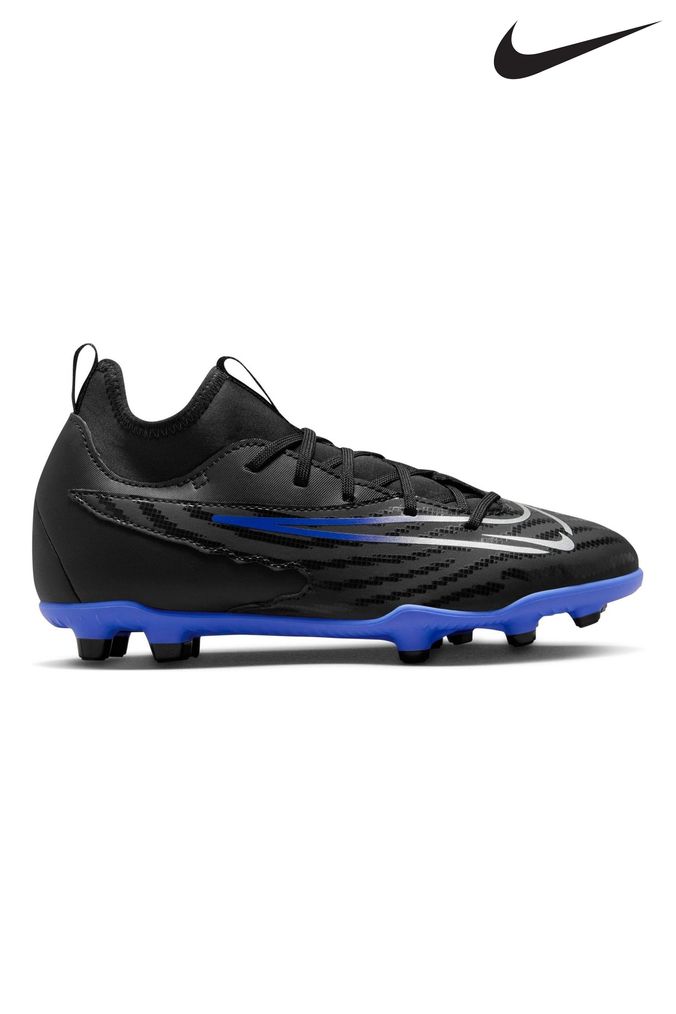 Nike Black Jr. Phantom Club Dynamic Firm Ground Football how Boots (D67051) | £50