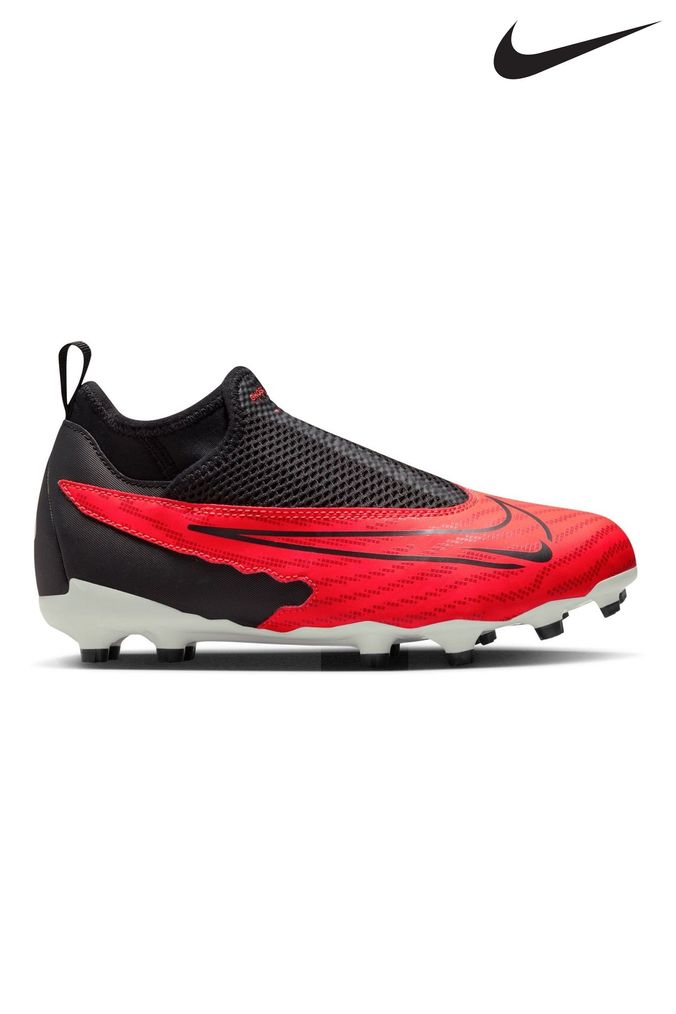 Nike Red Jr. Phantom Academy Firm Ground Football Boots (D67057) | £70