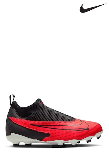 Nike Red Jr. Phantom Academy Firm Ground Football Boots (D67057) | £70