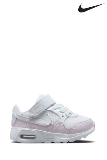 Nike White/Pink Air Max SC Infant Trainers (D67063) | £35