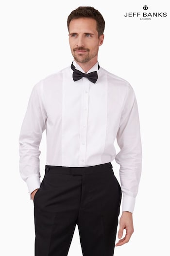 Jeff Banks White Wing Collar Dress Shirt Redefined (D67155) | £65