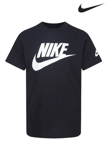 Nike pal Black Futura Little Kids T-Shirt (D67285) | £18