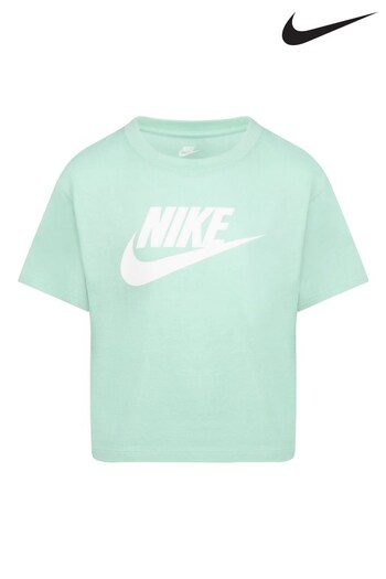 Nike Green Little Club Boxy Kids T-Shirt (D67289) | £18