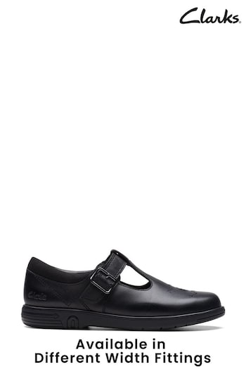 Clarks Black Multi Fit Jazzy Tap Shoes (D67398) | £44 - £50